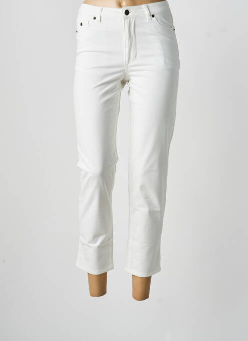 Pantalon 7/8 stretch taille normale beige SURKANA femme