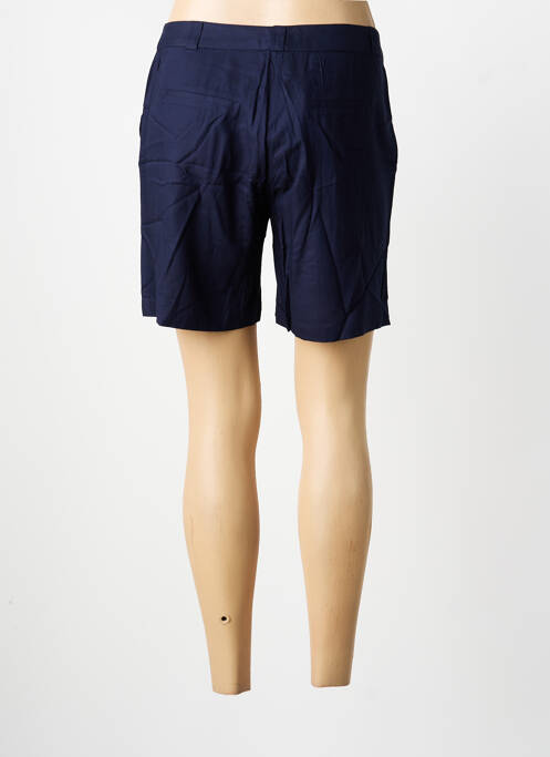 Short fermeture zippée sous rabat boutonné taille normale bleu SURKANA femme