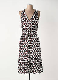 Robe mi-longue sans manche sans manche marron SURKANA femme