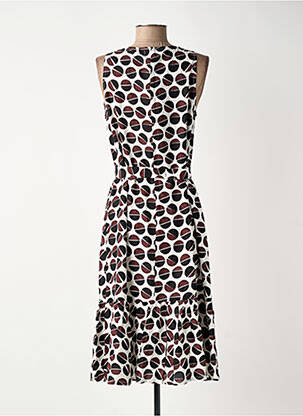 Robe mi-longue sans manche sans manche marron SURKANA femme