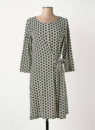 Robe courte manches 3/4 manches 3/4 noir SURKANA femme