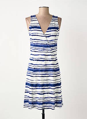 Robe courte sans manche sans manche bleu SURKANA femme