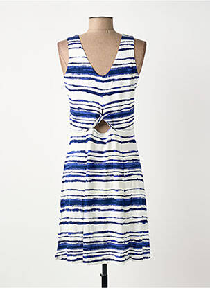 Robe courte sans manche sans manche bleu SURKANA femme