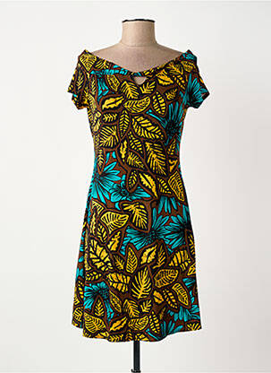 Robe courte marron SURKANA femme