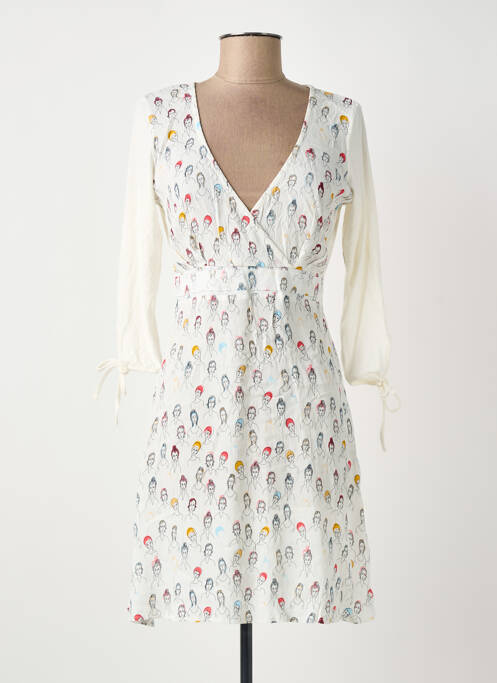 Robe courte beige SURKANA femme