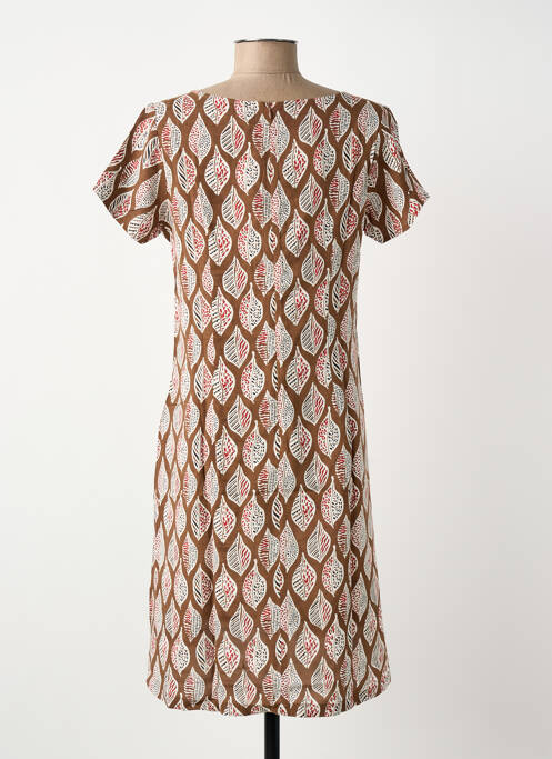 Robe courte marron SURKANA femme