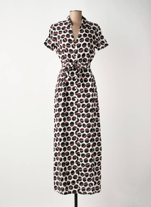 Robe longue marron SURKANA femme