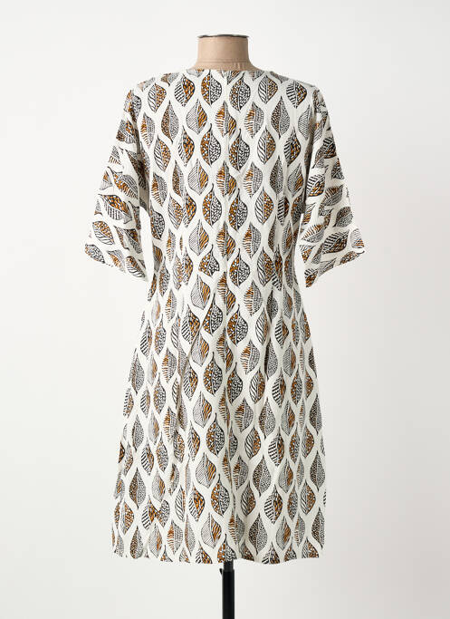 Robe mi-longue beige SURKANA femme