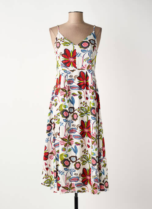 Robe mi-longue blanc SURKANA femme