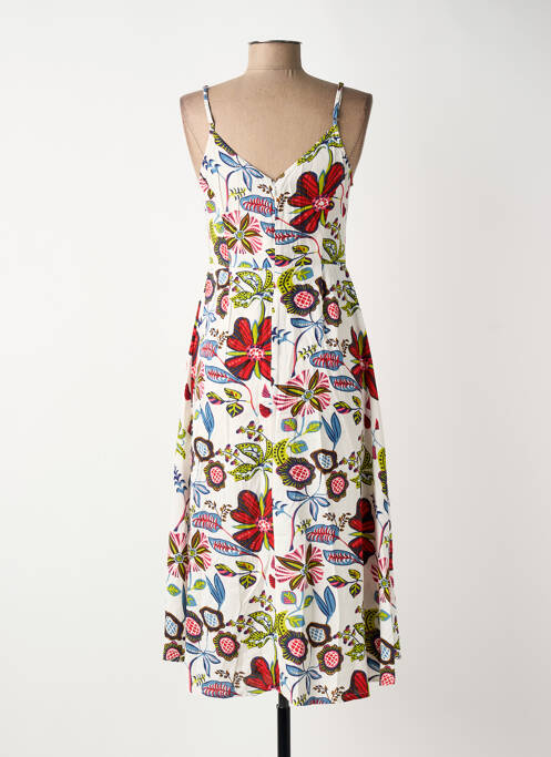 Robe mi-longue blanc SURKANA femme