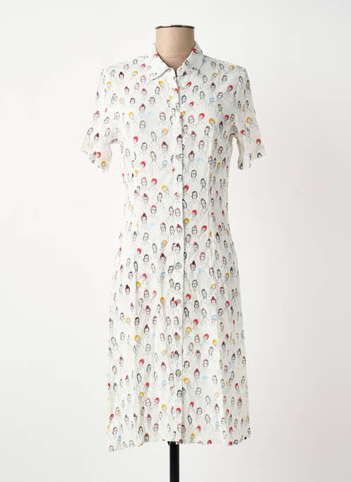 Robe mi-longue blanc SURKANA femme