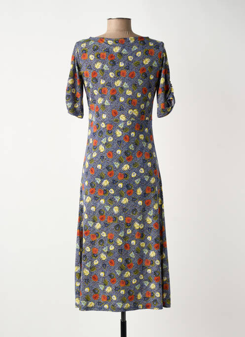 Robe mi-longue bleu SURKANA femme