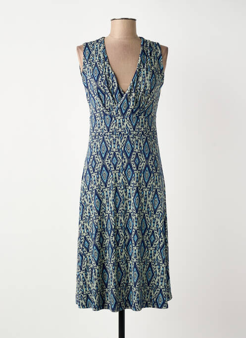 Robe mi-longue bleu SURKANA femme