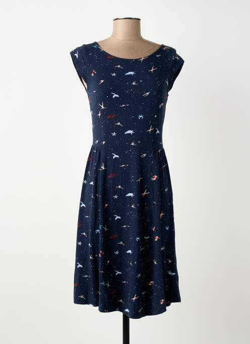 Robe mi-longue bleu SURKANA femme