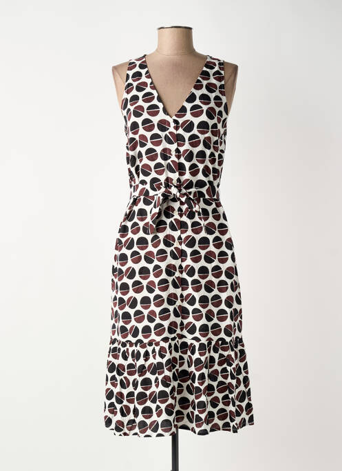 Robe mi-longue marron SURKANA femme