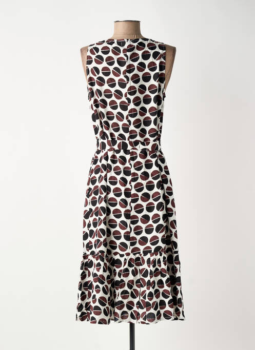 Robe mi-longue marron SURKANA femme