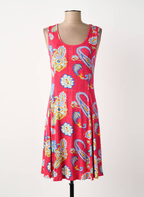 Robe mi-longue rouge SURKANA femme