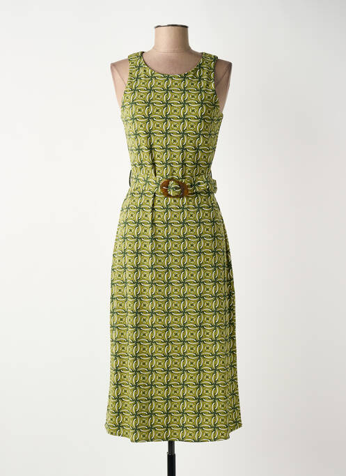 Robe mi-longue vert SURKANA femme