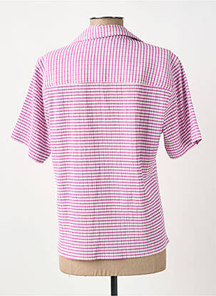 Chemisier tissage crêpe manches courtes violet LEVI'S femme