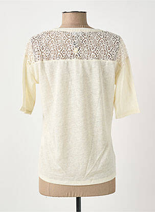 T-shirt coupe droite manches courtes beige SURKANA femme