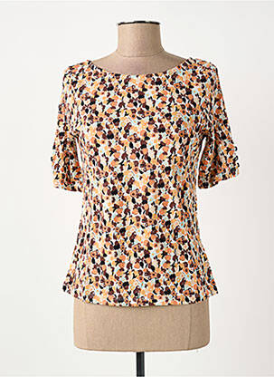 T-shirt stretch manches courtes marron SURKANA femme