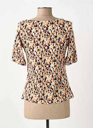 T-shirt stretch manches courtes marron SURKANA femme