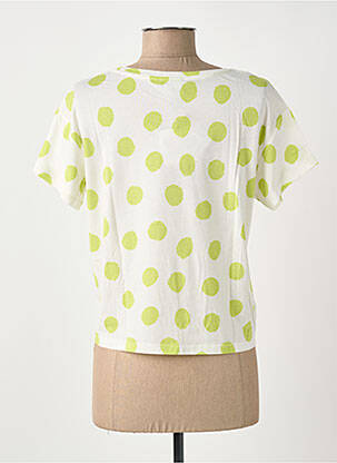 T-shirt coupe droite manches courtes vert SURKANA femme