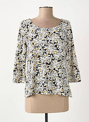 T-shirt manches 3/4 manches 3/4 noir SURKANA femme