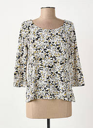 T-shirt stretch manches 3/4 noir SURKANA femme