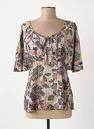 Top manches courtes manches courtes noir SURKANA femme