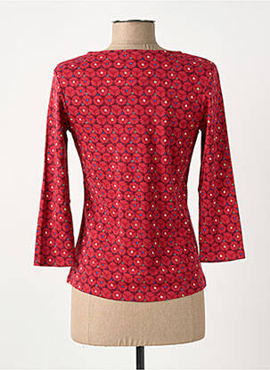 T-shirt manches 3/4 manches 3/4 rouge SURKANA femme