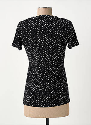 T-shirt imprimé fantaisie manches courtes noir SURKANA femme