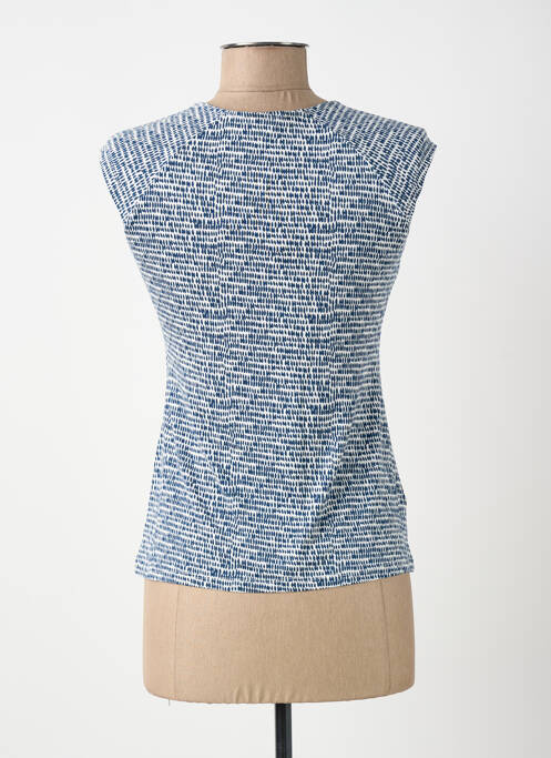 Débardeur col v sans manche bleu SURKANA femme