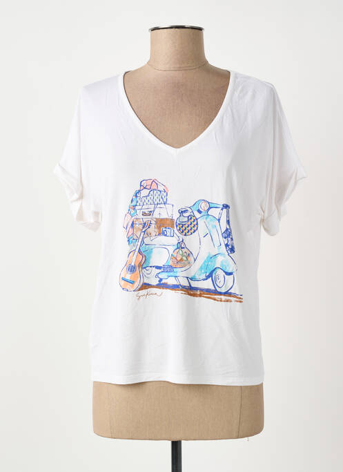 T-shirt blanc SURKANA femme
