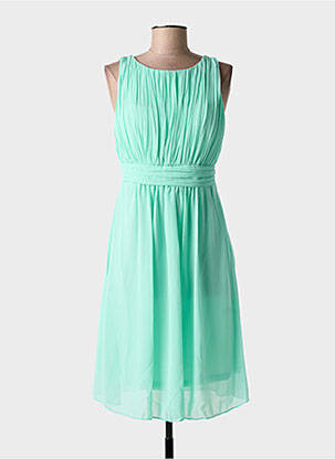 Robe mi-longue sans manche sans manche vert CHARM'S femme