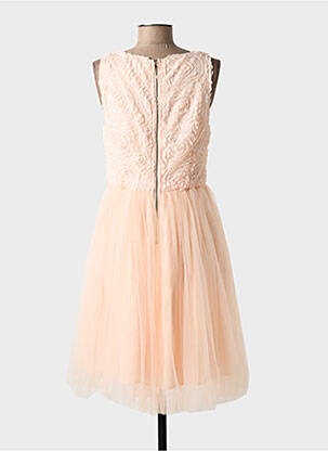 Robe mi-longue sans manche sans manche rose LUCY WANG femme