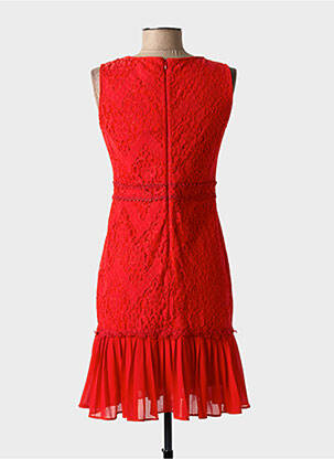 Robe mi-longue sans manche sans manche rouge LOVIE femme