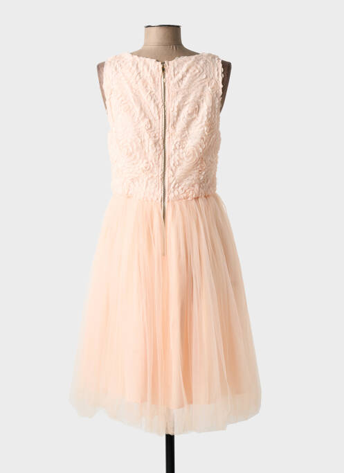 Robe mi-longue sans manche sans manche rose LUCY WANG femme