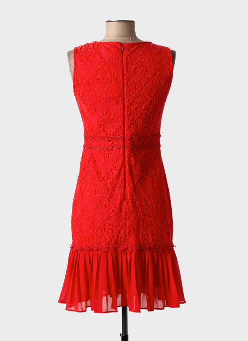 Robe mi-longue sans manche sans manche rouge LOVIE femme