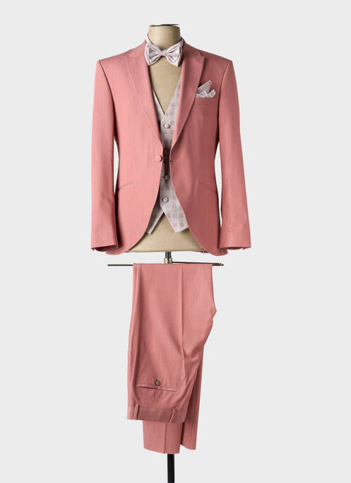 Costume de cérémonie bas pantalon rose ADIMO homme