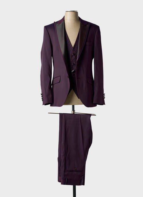 Costume de cérémonie bas pantalon violet ADIMO homme