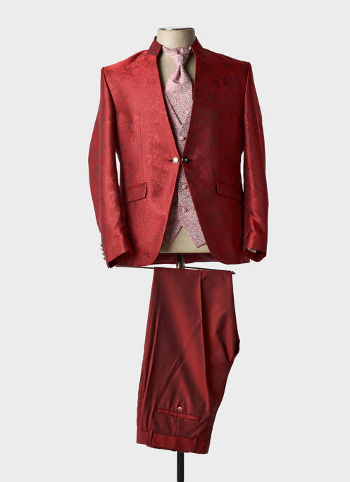 Costume de cérémonie rouge ADIMO homme