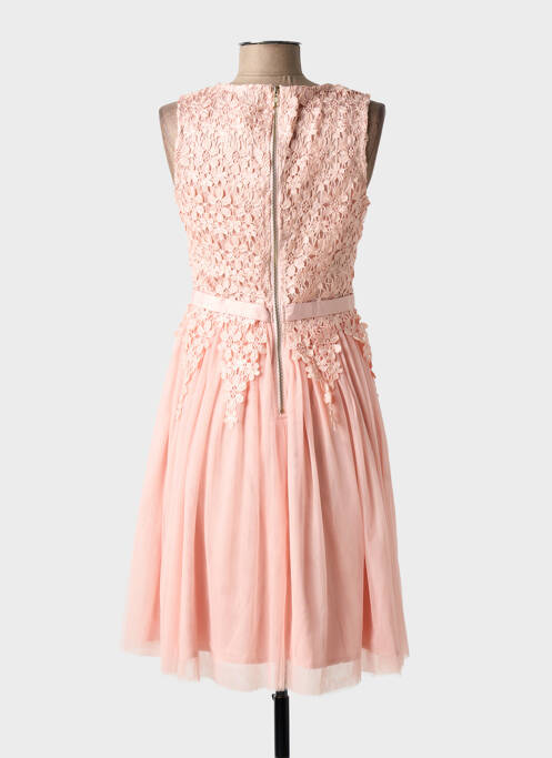 Robe mi-longue rose LUCY WANG femme