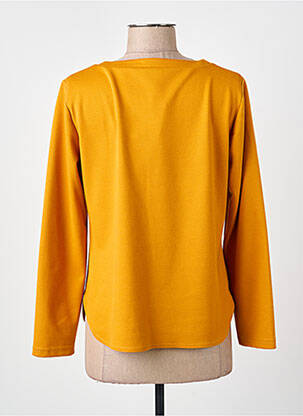 Pull coupe droite manches longues orange MERI & ESCA femme