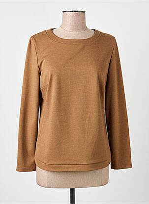 Pull stretch manches longues marron MERI & ESCA femme