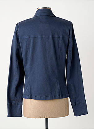 Veste casual coupe droite bleu GUY DUBOUIS femme