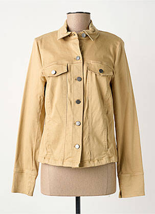 Veste casual coupe droite beige GUY DUBOUIS femme