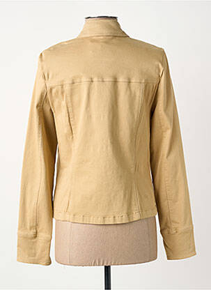 Veste casual coupe droite beige GUY DUBOUIS femme