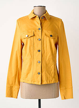 Veste casual coupe droite orange clair GUY DUBOUIS femme