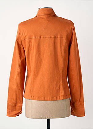 Veste casual coupe droite orange GUY DUBOUIS femme